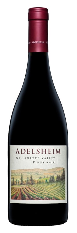 Adelsheim Willamette Valley Pinot Noir 2023 Front Bottle Shot