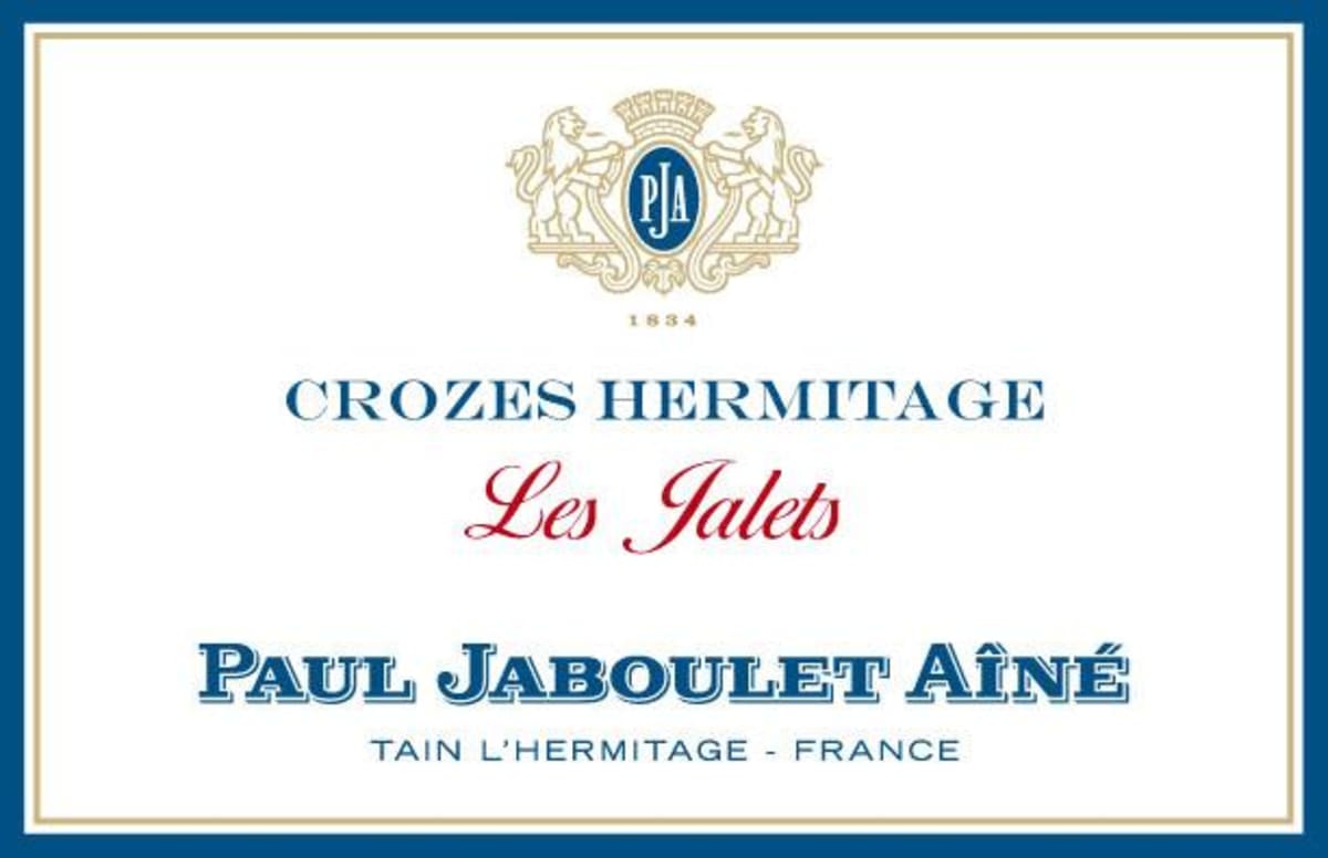 Jaboulet Crozes-Hermitage Les Jalets Blanc 2012 Front Label