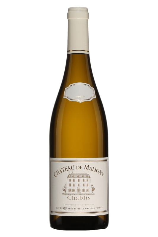 Jean Durup & Fils Chateau de Maligny Chablis 2018 Front Bottle Shot