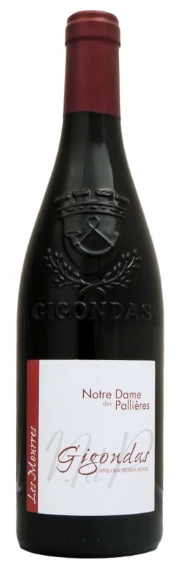 Notre Dame des Pallieres Gigondas Les Mourres 2017 Front Bottle Shot