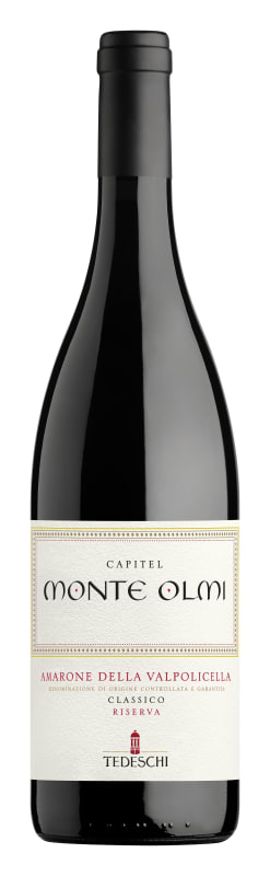 Tedeschi Capitel Monte Olmi Amarone della Valpolicella Classico Riserva 2013 Front Bottle Shot