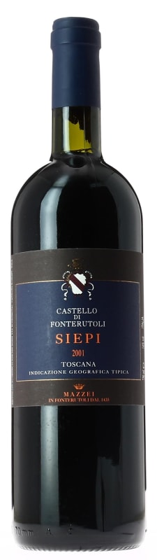 Mazzei Fonterutoli Siepi 2001 Front Bottle Shot
