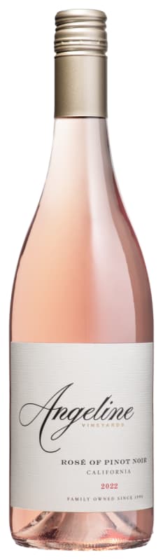 Angeline Rose of Pinot Noir 2022 Front Bottle Shot