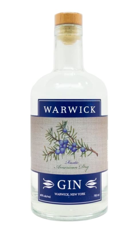 Warwick Distillery Rustic American Dry Gin Front Bottle Shot
