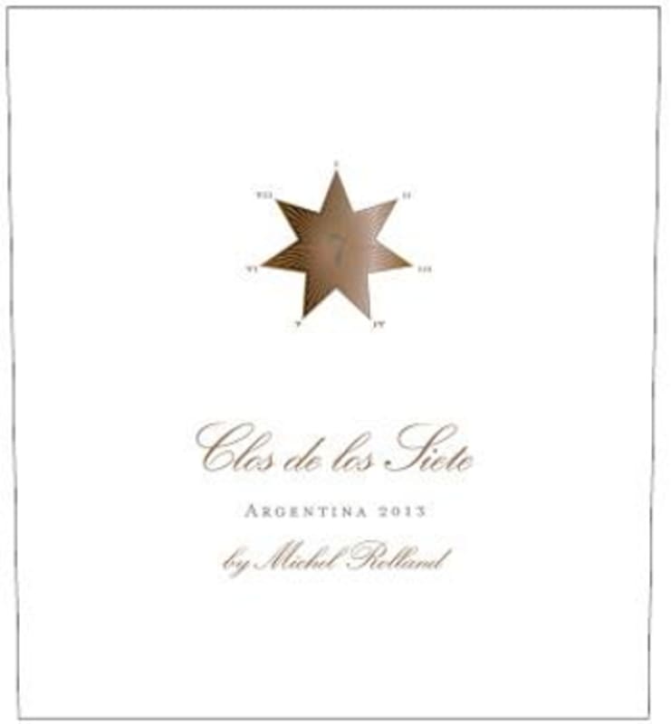 Clos de los Siete Vista Flores 2013 Front Label