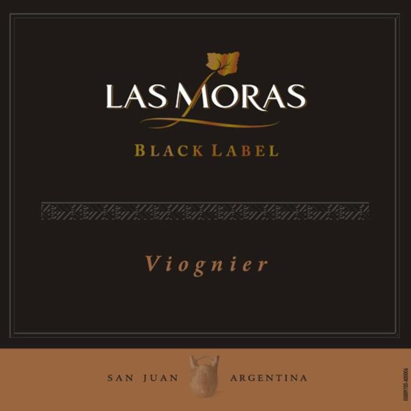 Finca Las Moras Black Label Viognier 2008 Front Label