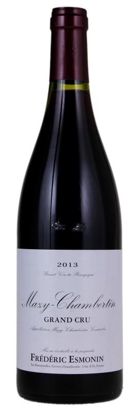 Frederic Esmonin Mazy-Chambertin Grand Cru 2013 Front Bottle Shot