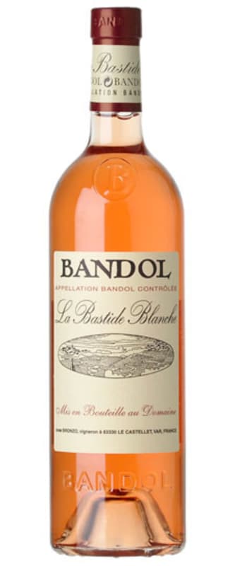 La Bastide Blanche Bandol Rose 2025 Front Bottle Shot