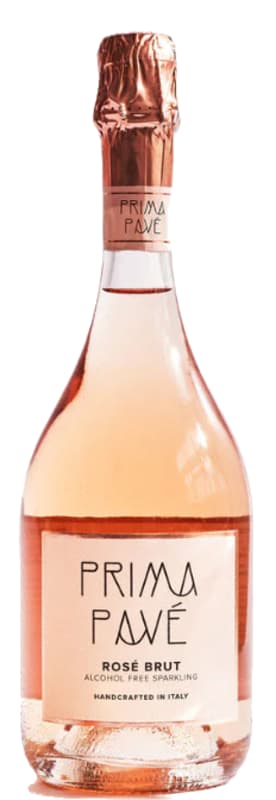 Prima Pave Rose Brut (Non-Alcoholic) Front Bottle Shot