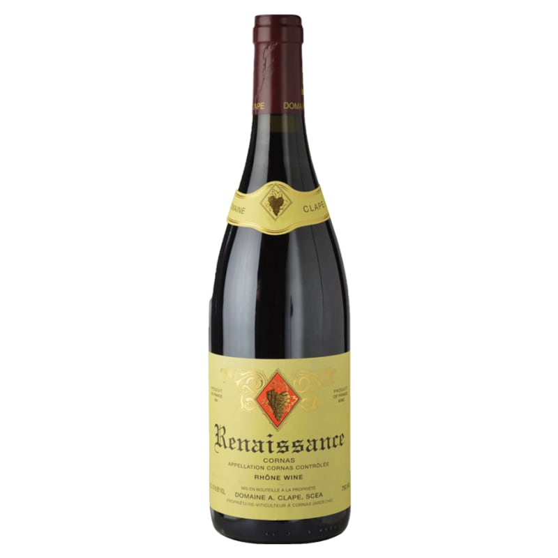 Auguste Clape Cornas Cuvee Renaissance 2019 Front Bottle Shot