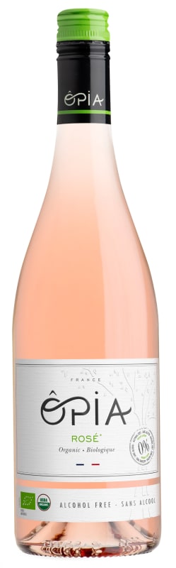 Opia Organic Rose (Non-Alcoholic) Front Bottle Shot