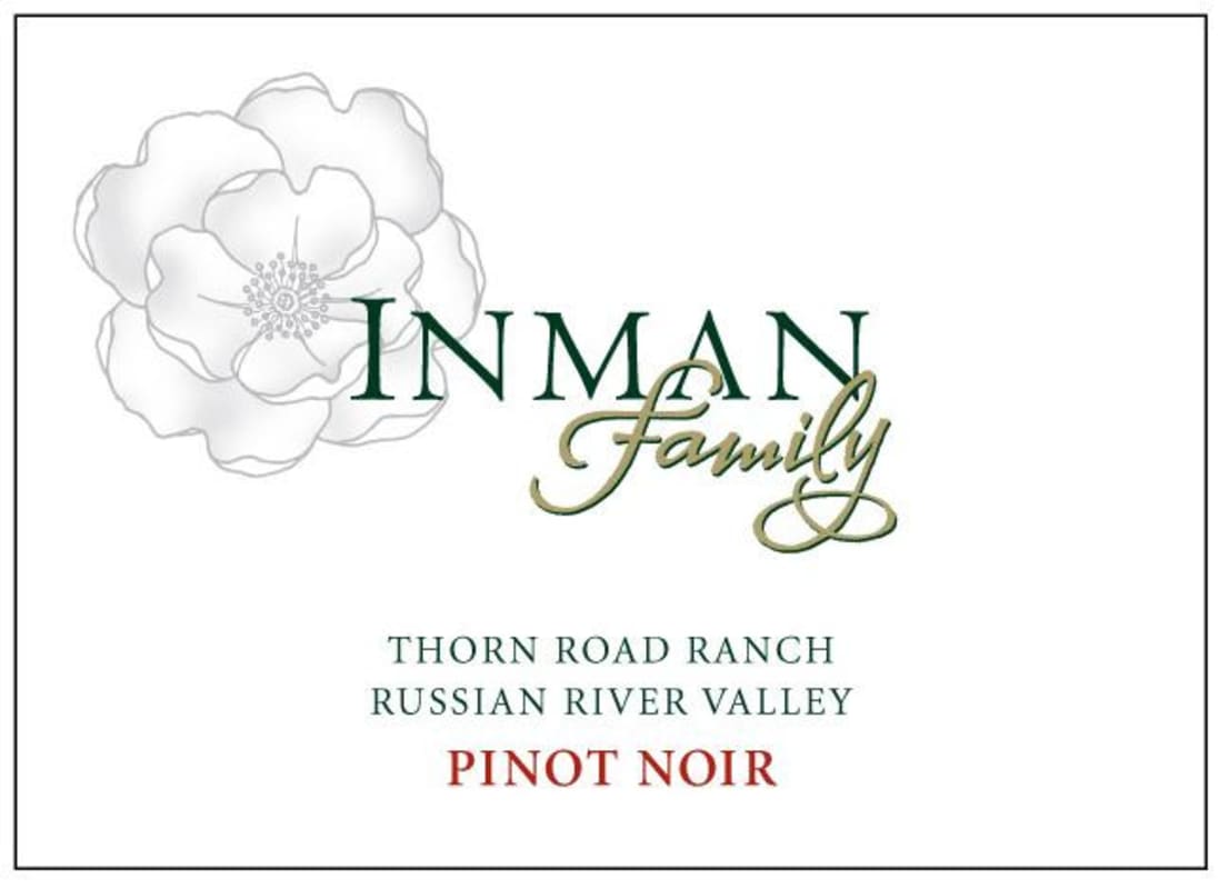 Inman Family Thorn Road Ranch Pinot Noir 2008 Front Label