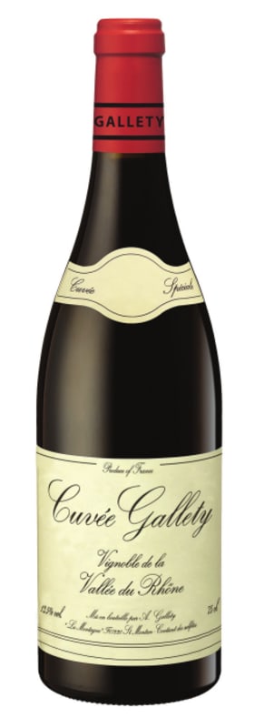 Domaine Gallety Cotes du Vivarais Rouge 2020 Front Bottle Shot