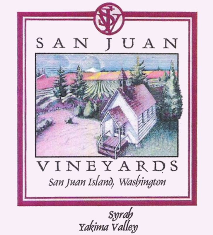 San Juan Vineyards Syrah 2007 Front Label