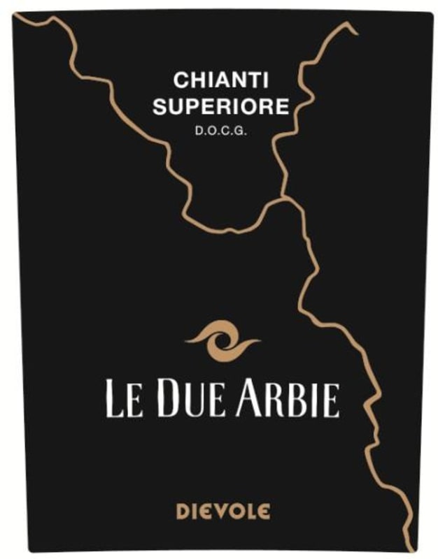 Dievole Le Due Arbie Chianti Superiore 2016 Front Label