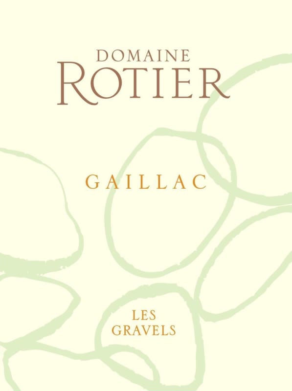 Domaine Rotier Les Gravels 2016 Front Label