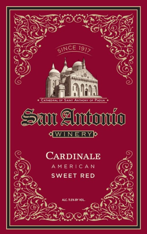 San Antonio American Cardinale 2014 Front Label