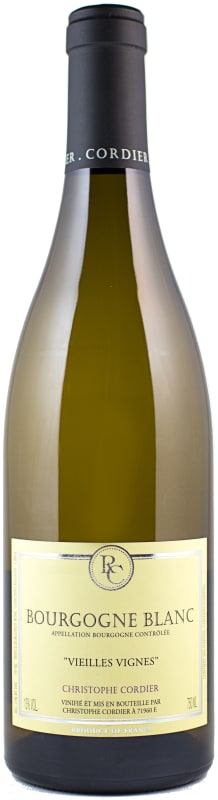 Cordier Bourgogne Blanc Vieilles Vignes 2012 Front Bottle Shot