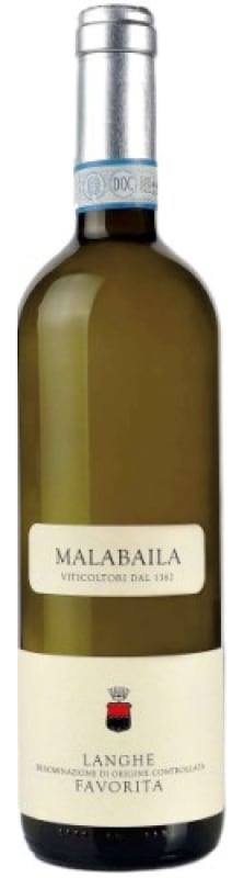 Malabaila Langhe Favorita 2015 Front Bottle Shot