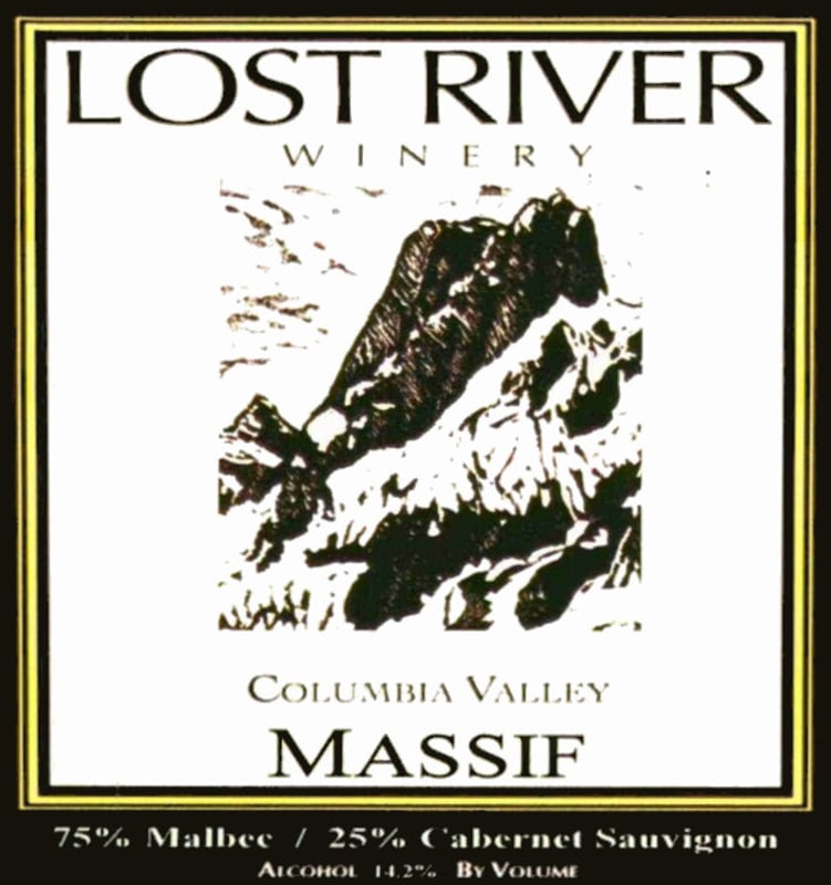Lost River Winery Massif 2008 Front Label