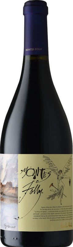 Montes Folly Syrah 2015 Front Bottle Shot