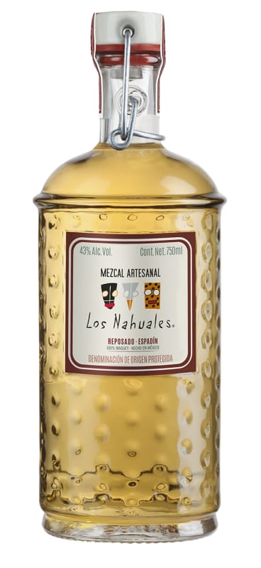 Los Nahuales Reposado Mezcal Front Bottle Shot