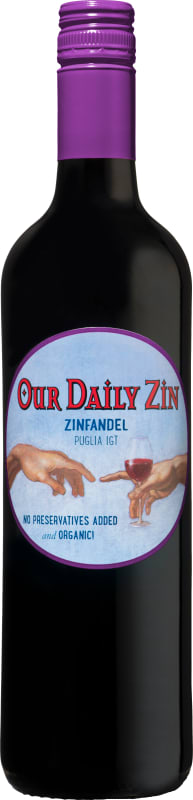 Our Daily Zinfandel 2016 Front Bottle Shot