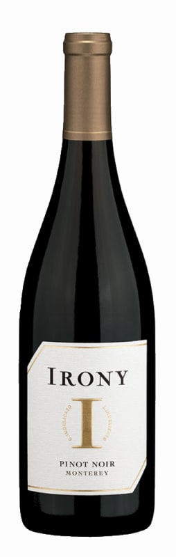 Irony Monterey Pinot Noir 2018 Front Bottle Shot