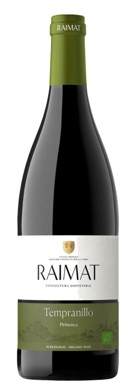 Raimat Tempranillo 2018 Front Bottle Shot