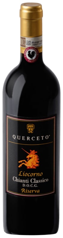 Castello di Querceto Liocorno Chianti Classico Riserva 2015 Front Bottle Shot