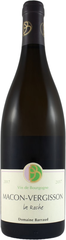 Daniel & Julien Barraud Macon-Vergisson La Roche 2017 Front Bottle Shot