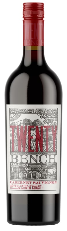 Twenty Bench North Coast Cabernet Sauvignon 2022 Front Bottle Shot
