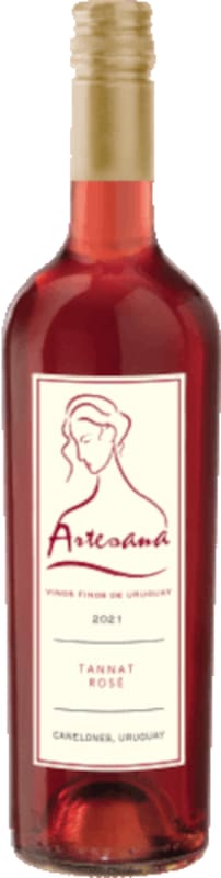 Artesana Rose of Tannat 2021 Front Bottle Shot