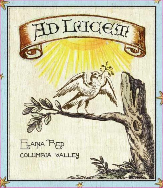Ad Lucem Elaina Red 2014 Front Label