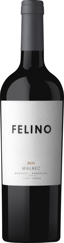 Vina Cobos Felino Malbec 2020 Front Bottle Shot