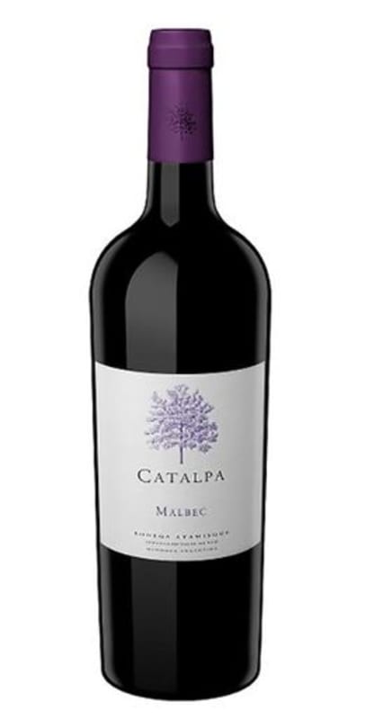 Bodega Atamisque Catalpa Malbec 2018 Front Bottle Shot