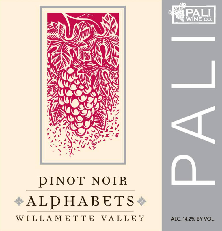 Pali Wine Co Alphabets Pinot Noir 2010 Front Label