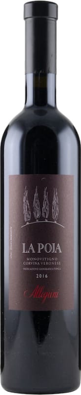 Allegrini La Poja 2016 Front Bottle Shot