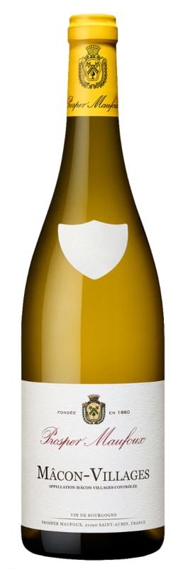 Prosper Maufoux Macon Villages Chardonnay 2022 Front Bottle Shot