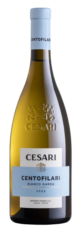 Cesari Centofilari Garda Bianco 2023 Front Bottle Shot