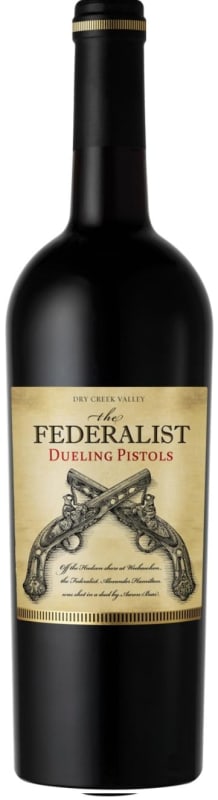 The Federalist Dueling Pistols Red Blend 2012 Front Bottle Shot
