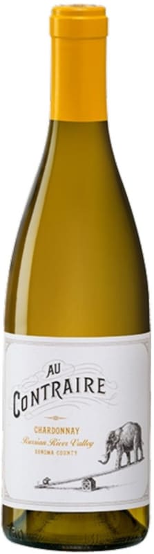 Au Contraire Russian River Chardonnay 2016 Front Bottle Shot