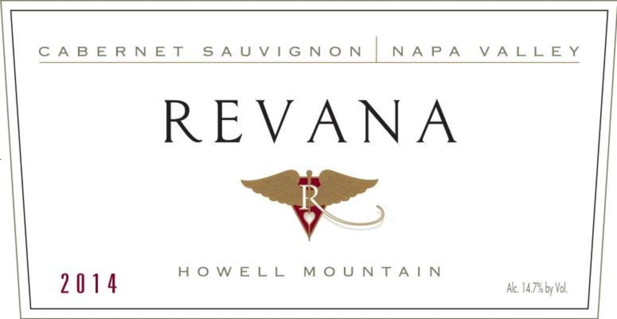 Revana Cold Springs Vineyard Cabernet Sauvignon 2014 Front Label