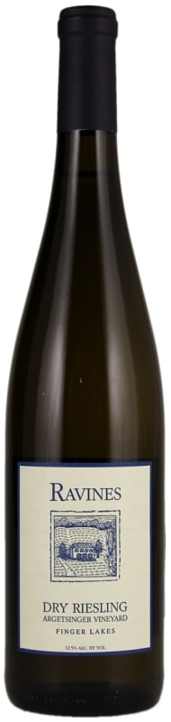 Ravines Argetsinger Vineyard Dry Riesling 2015 Front Bottle Shot
