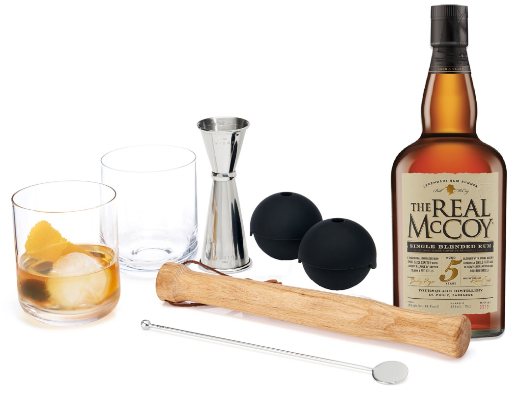 Real McCoy 5 Year Blended Rum & Muddled Cocktail Gift Set Gift Product Image