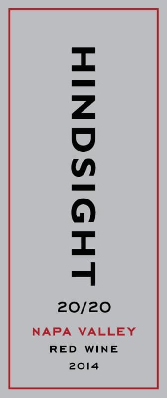 Hindsight Wines 20/20 2014 Front Label