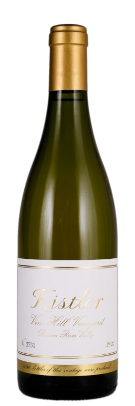 Kistler Vineyards Vine Hill Chardonnay 2015 Front Bottle Shot