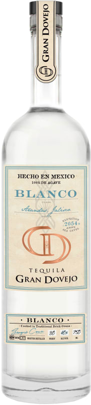 Tequila Gran Dovejo Blanco Front Bottle Shot