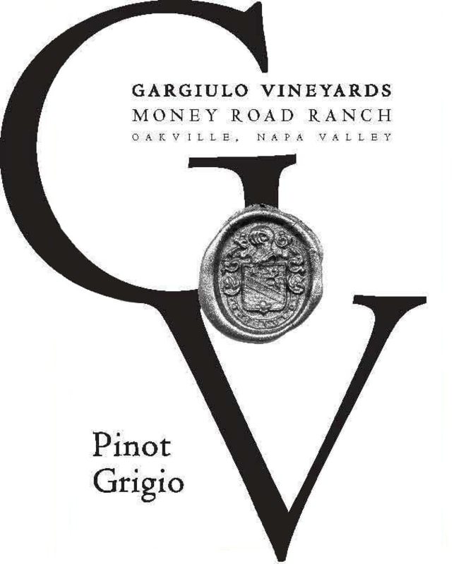 Gargiulo Vineyards Money Road Ranch Pinot Grigio 2016 Front Label