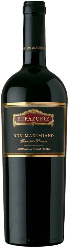 Errazuriz Don Maximiano Founder's Reserve 2014 Front Bottle Shot